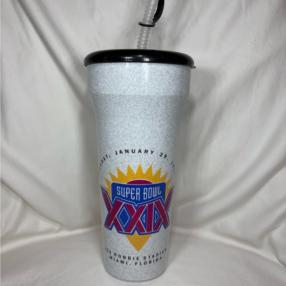 Vintage 1995 Super Bowl XXIX Commemorative Tumbler